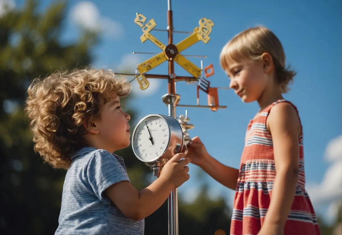 Constructing a weather station for children